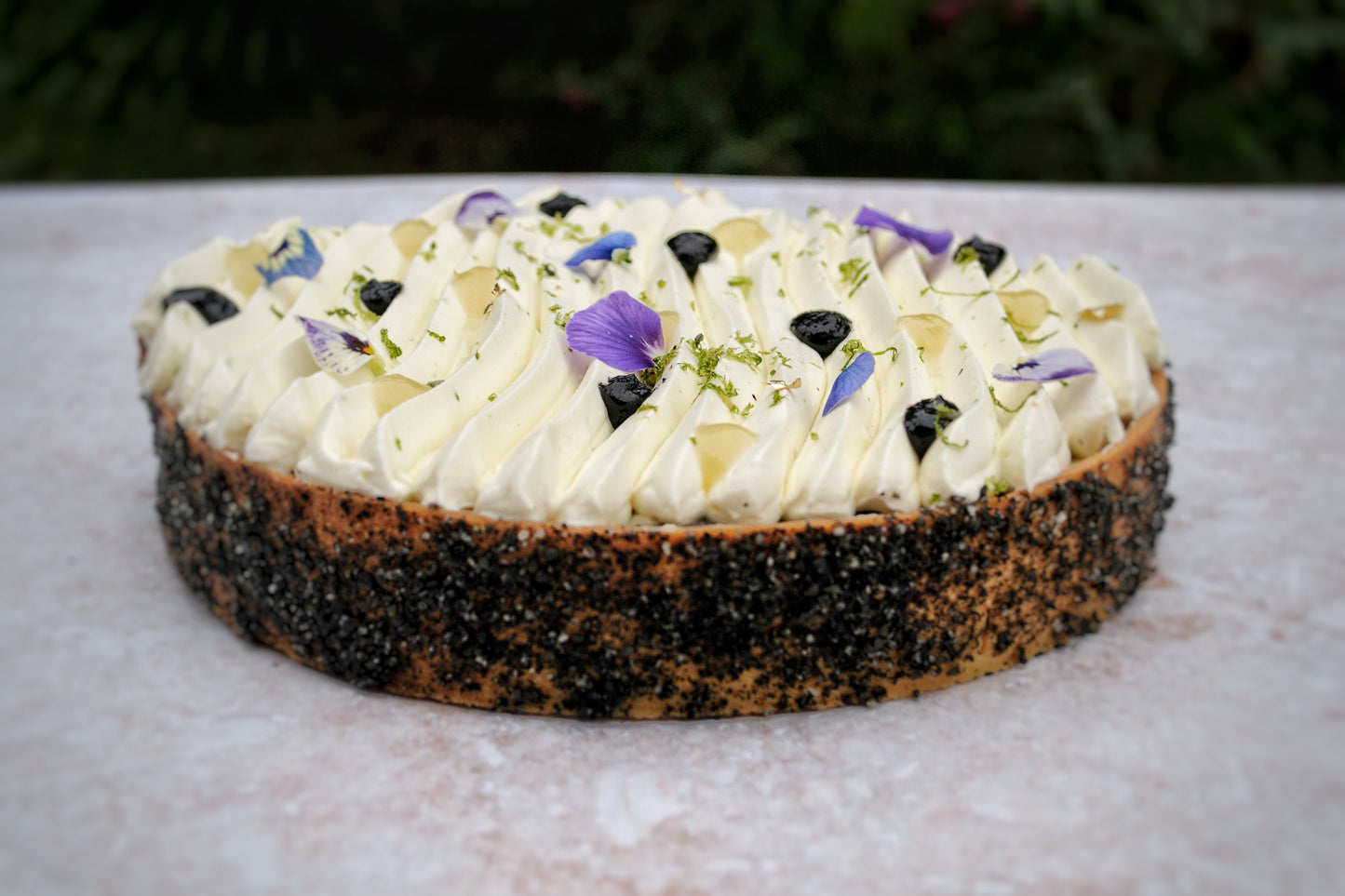 Tarte Citron Sésame noir
